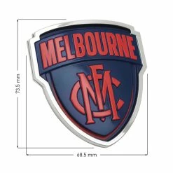 Cheap ❤️ Melbourne Demons AFL Supporter 3D Chrome Logo ✨ -SCA - shop SCA 579074 00 hi res