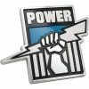 Discount 👏 Port Adelaide Power AFL Supporter 3D Chrome Logo 😍 -SCA - shop SCA 579076 hi res