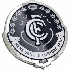 Budget 🎁 Carlton Blues AFL Supporter 3D Chrome Logo 🔔