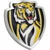 Top 10 🔔 Richmond Tigers AFL Supporter 3D Chrome Logo 🛒 -SCA - shop SCA 579080 hi res