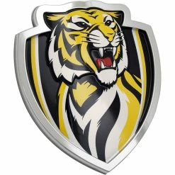 Top 10 🔔 Richmond Tigers AFL Supporter 3D Chrome Logo 🛒
