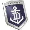 Deals 😀 Fremantle Dockers AFL Supporter 3D Chrome Logo 👍 -SCA - shop SCA 579084 hi res