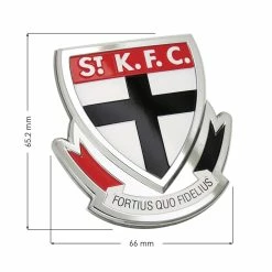 Cheapest 🧨 St Kilda Saints AFL Supporter 3D Chrome Logo 😉 -SCA - shop SCA 579085 00 hi res