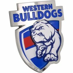 Flash Sale ✨ Western Bulldogs AFL Supporter 3D Chrome Logo 👍