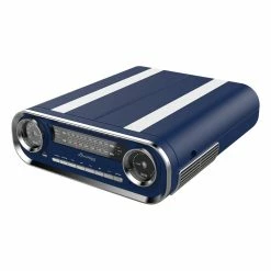 Discount 🛒 Brooklyn Retro Dash Turntable Blue ❤️