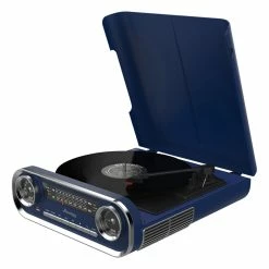 Discount 🛒 Brooklyn Retro Dash Turntable Blue ❤️ -SCA - shop SCA 618816 03 hi res