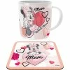 Discount ✔️ Disney Minnie Mum Mug & Coaster Set 😀 -SCA - shop SCA 630661 hi res