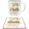 Cheapest ✨ Warner Brothers Wonder 👩 Woman Mug & Coaster Set 🔔
