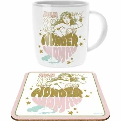 Cheapest ✨ Warner Brothers Wonder 👩 Woman Mug & Coaster Set 🔔