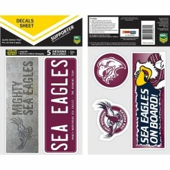 Best Pirce 🛒 NRL Sea Eagles ITAG Bumper Decals - Set Of 5 😀