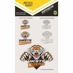 Wholesale 🧨 NRL Wests Tigers ITAG Decals Sheet 😍