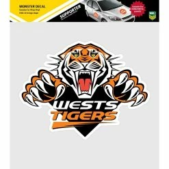 Deals 💯 NRL Wests Tigers ITAG Monster Decal - Non Laminated 😍