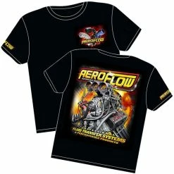 Cheapest 🎁 Aeroflow Aeroflow 'Nitro Hemi' Black T-Shirt - Toddler 5-6 Years, AFNITRO2-5T 🌟