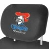Budget ✨ NRL Car Headrest Cover - Knights, Pair, Suits Adjustable Headrests 🔥 -SCA - shop SCA SPO6491283 hi res