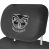 Best Sale 🔔 NRL Car Headrest Cover - Warriors, Pair, Suits Adjustable Headrests 🔔 -SCA - shop SCA SPO6491293 hi res