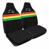 Promo 🛒 NRL Seat Covers - Panthers, Built-In Headrests, Size 60 Front Pair 🤩 -SCA - shop SCA SPO7635162 hi res