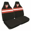 Promo 🎉 AFL Seat Covers - Swans, Built-In Headrests, Size 60 Front Pair 🔔 -SCA - shop SCA SPO7635178 hi res