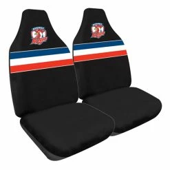 Best reviews of 🎉 NRL Seat Covers - Roosters, Built-In Headrests, Size 60 Front Pair 🎉