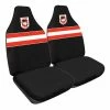 Brand new 👏 NRL Seat Covers - Dragons, Built-In Headrests, Size 60 Front Pair ✔️ -SCA - shop SCA SPO7635209 hi res