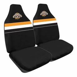 Coupon 🎁 NRL Seat Covers - Tigers, Built-In Headrests, Size 60 Front Pair 👍