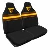 Deals 🔔 AFL Seat Covers - Hawthorn, Built-In Headrests, Size 60 Front Pair 😉 -SCA - shop SCA SPO7635253 hi res