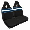 Cheap 👏 AFL Seat Covers - Carlton, Built-In Headrests, Size 60 Front Pair 🥰 -SCA - shop SCA SPO7635306 hi res